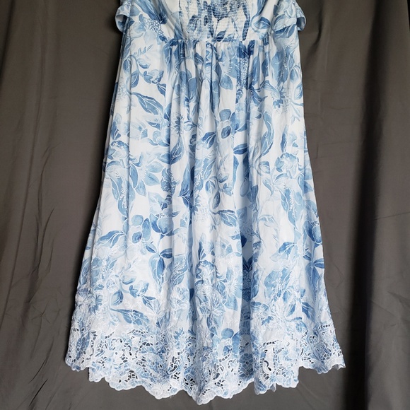 Like New! WHBM Strapless Sundress w POCKETS! Sz 14 - Picture 5 of 8